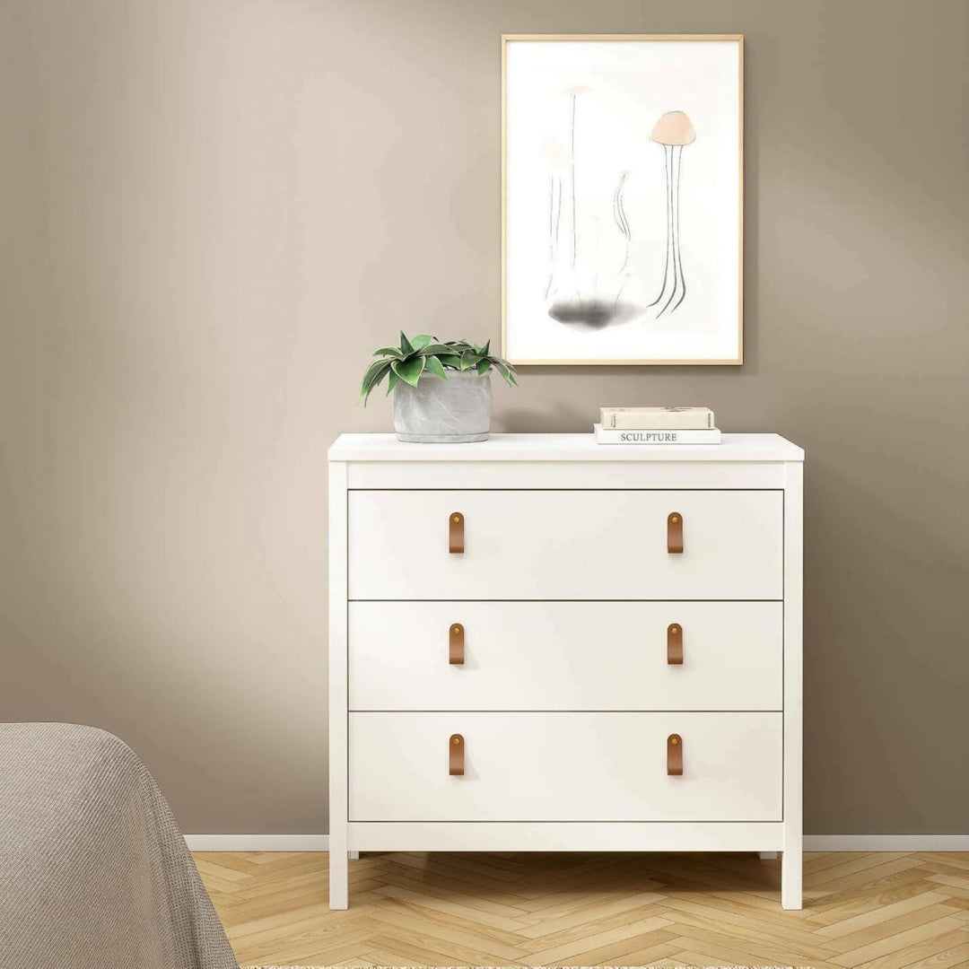 Commode pour bureau creme moderne