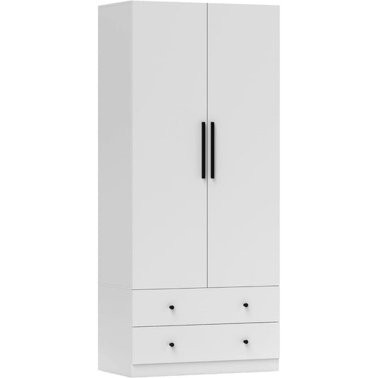 Penderie design epure gris clair moderne