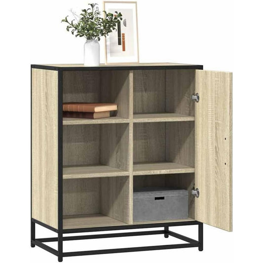 Design buffet en chene et metal