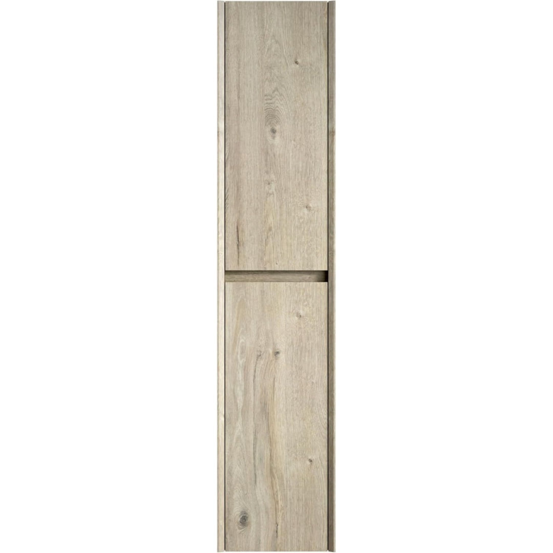 Style Moderne, meuble mural beige en bois 2 portes