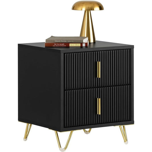 Table d appoint Noire minimaliste