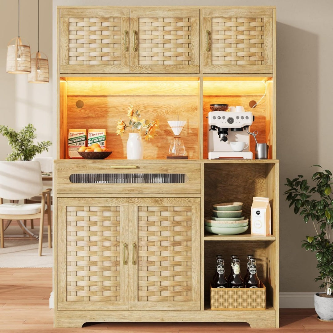 Vitrine marron robuste 120 x 40 x 180 cm