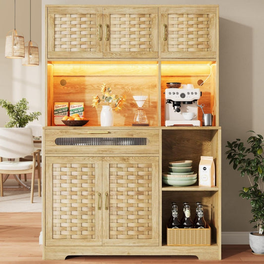 Vitrine marron robuste 120 x 40 x 180 cm