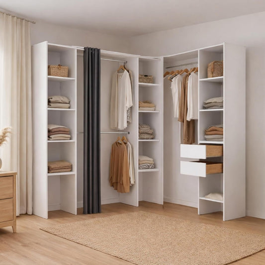 Armoire de style contemporain avec une fixation murale invisible