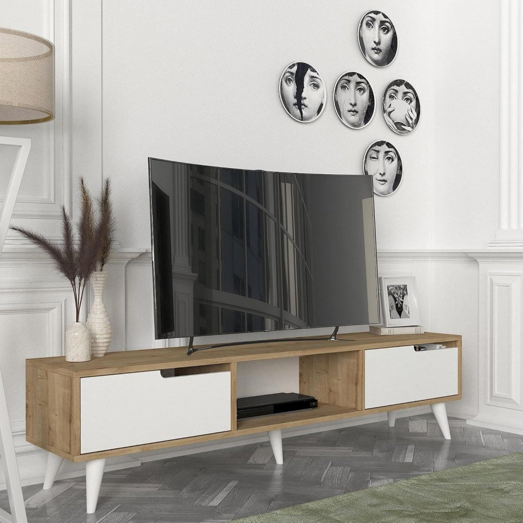 Support sur pied gris clair design moderne
