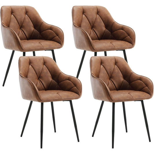 Marron chaise allure contemporaine