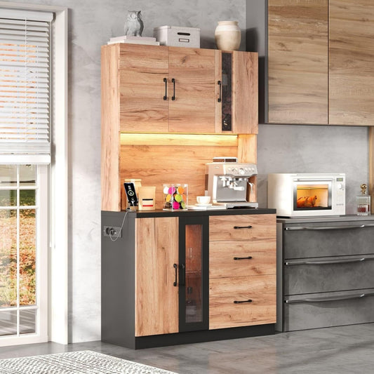 Buffet moderne marron passage de cables