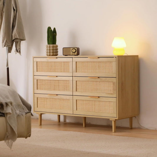 Elegante commode en MDF et metal