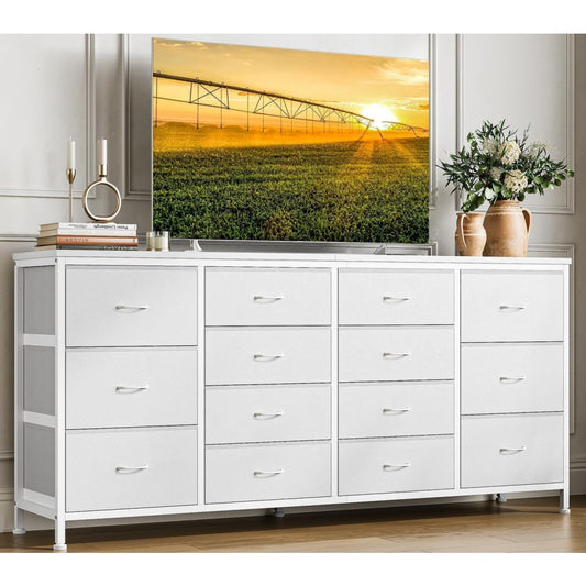 Meuble tele gris clair acier 160 cm, rangement design moderne