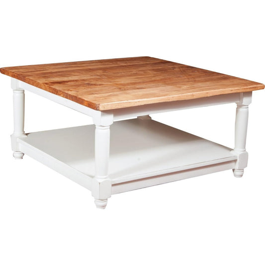 Table basse minimaliste en bois massif
