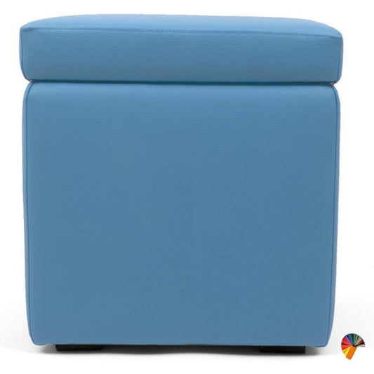 Nouveau ottoman en cuir
