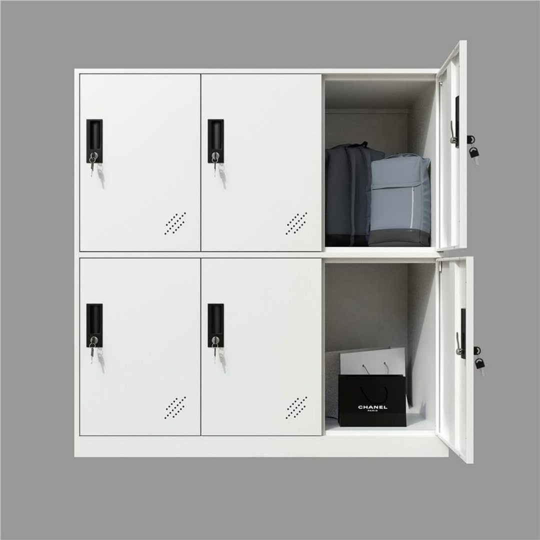 Meuble pour chambre d'enfant 6 portes structure en acier