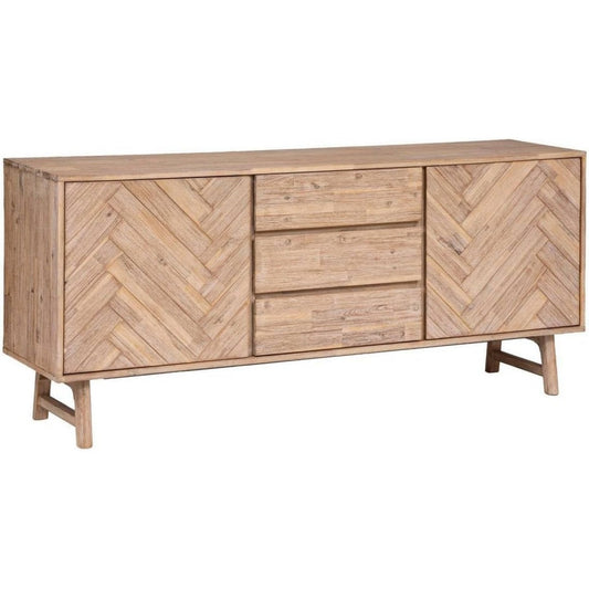Buffet en bois marron 2 portes