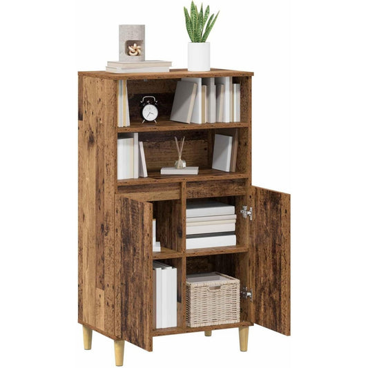 Buffet haut marron 60 cm, de finition soignee
